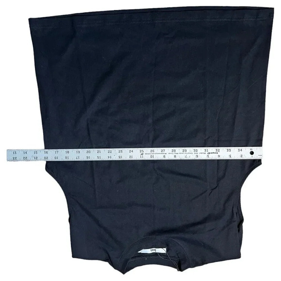 boa. Because Of Alice Black Sleeveless Shoulder Pad Basic Tank Top Shirt Size XS - Picture 4 of 5